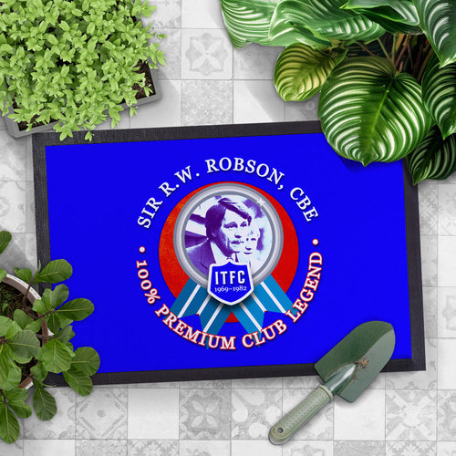 Ipswich Robson  - Football Legends - Door Mat -60cm X 40cm