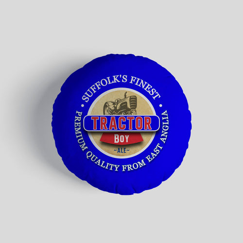 Ipswich Tractor Boy - Football Legends - Circle Cushion 14"