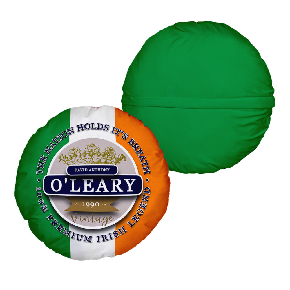 Ireland O'Leary  - Legend Collection - Circle Cushion 14"