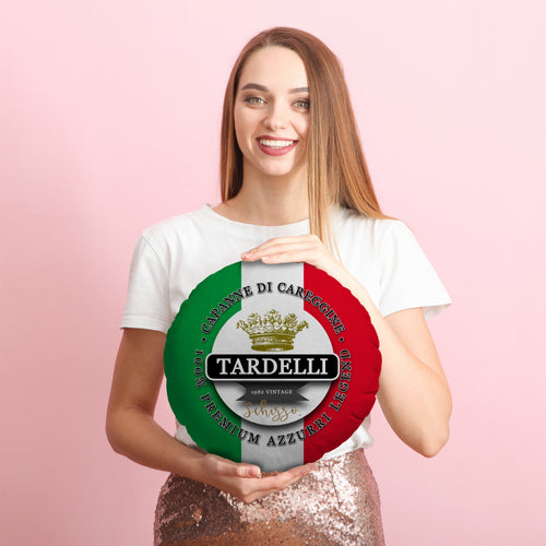 Italy Tardelli  - Legend Collection - Circle Cushion 14"