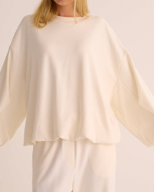 Cloud Dancer Organic Cotton Sweatshirt