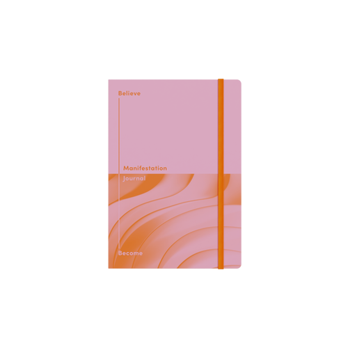 Believe and Become Manifestation Journal, A5 - Pink