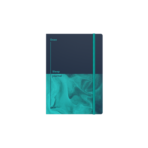 Doze and Drift Sleep Journal, A5 - Navy