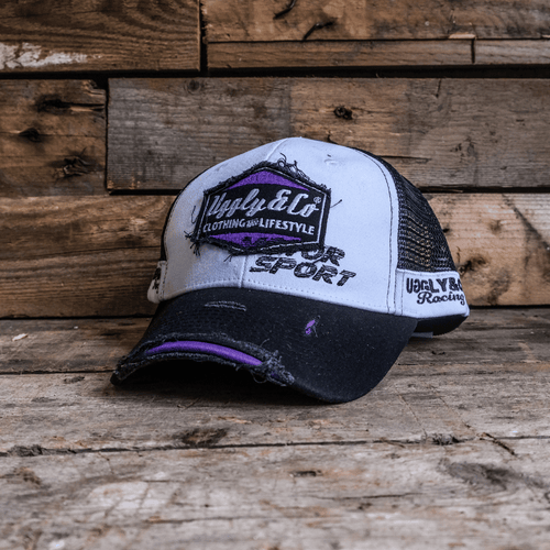Purple Diamond Trucker Hat x JDM Racing