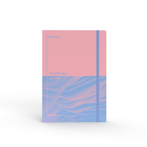 Mantras and Moods Mindfulness Journal, A5 - Pink