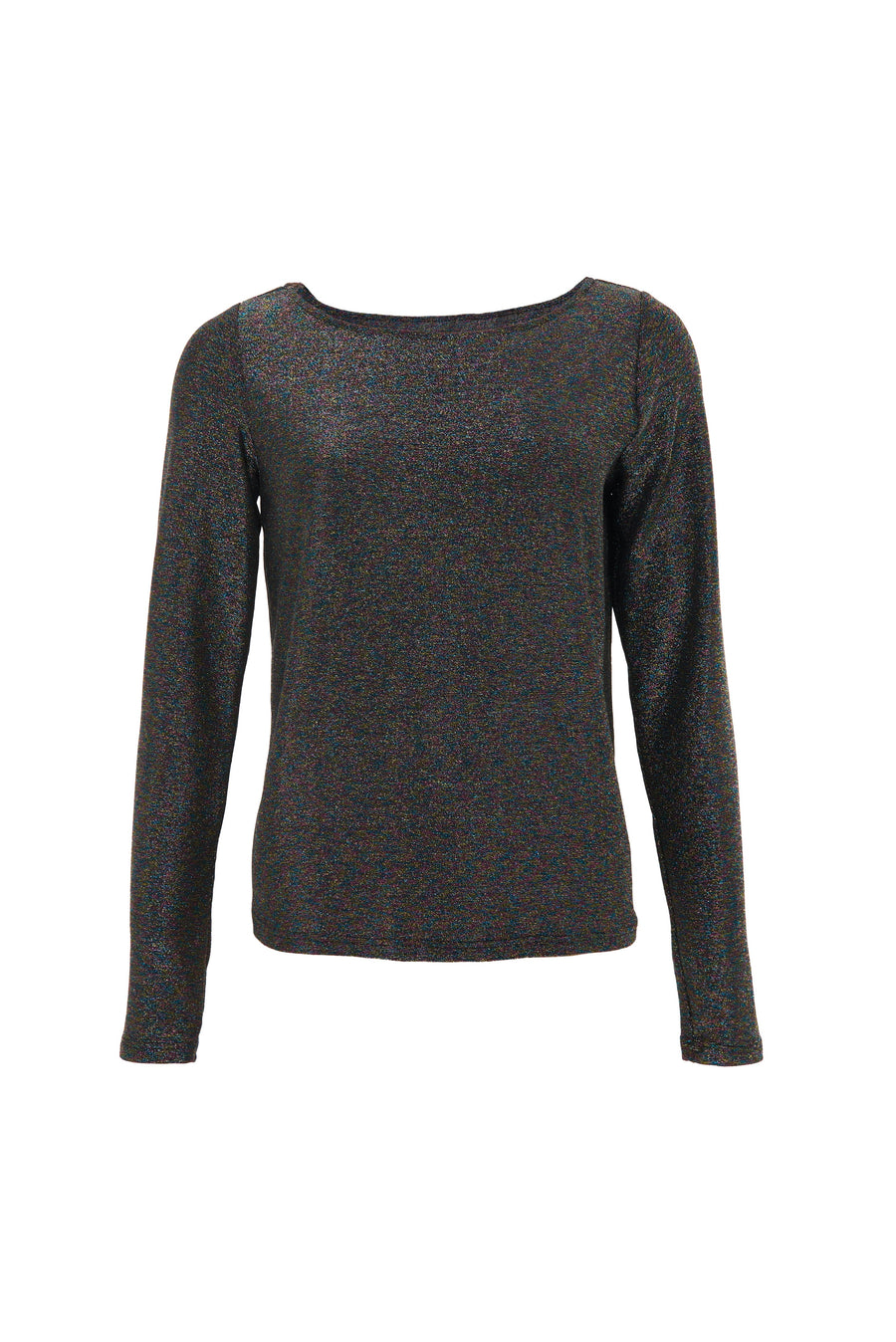 Josiane Sparkle Boat Neck Top - Multi