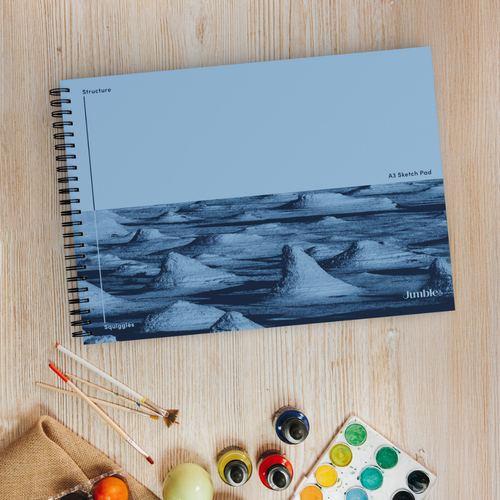Structure & Squiggles Sketch Pad - A3 - Jumble