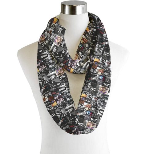 Janis Joplin Montage - Scarf - Infinity  - Chiffon