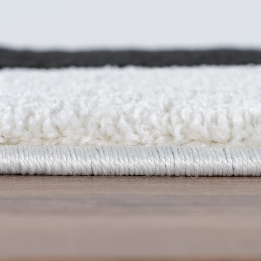 Joli Geometric Black & White Rug