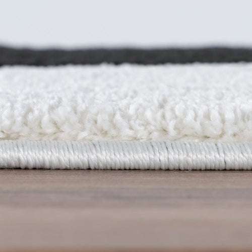 Joli Geometric Black & White Rug