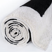 Joli Geometric Black & White Rug