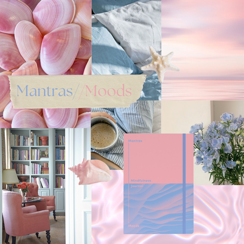 Mantras and Moods Mindfulness Journal, A5 - Pink
