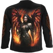 DRACO QUEEN - Longsleeve T-Shirt Black