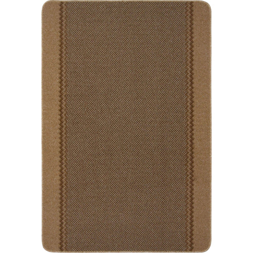Washable Bordered Beige Rug  | 116B