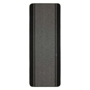 Washable Bordered Black Rug  | 116Bl