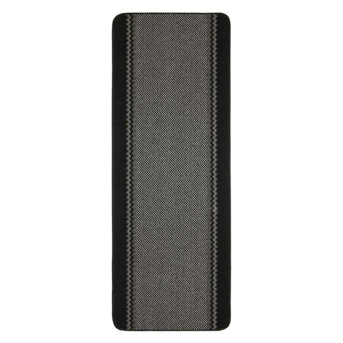Washable Bordered Black Rug  | 116Bl