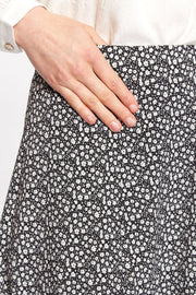 Louche Kiyo Candy Bud Print Midi Skirt