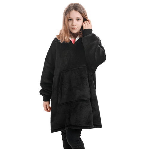 Unisex Oversized Plush Blanket Hoodie