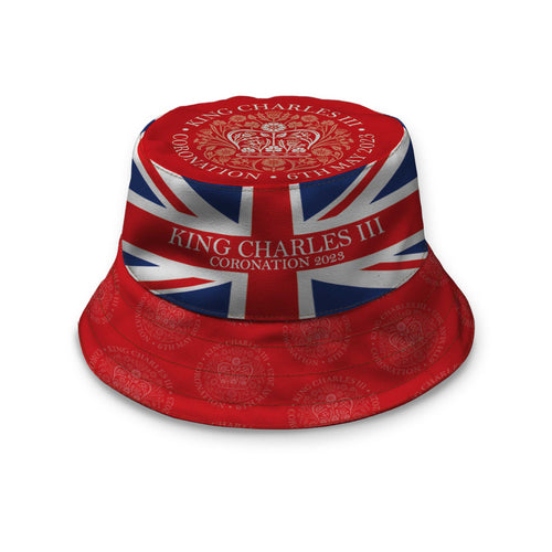 King Charles Emblem - Commemorative - Bucket Hat