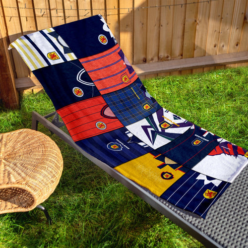 Scotland - Kit Montage - Beach Towel - 150cm x 75cm
