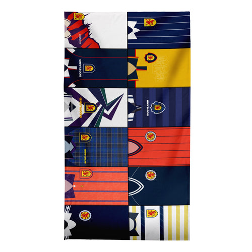 Scotland - Kit Montage - Beach Towel - 150cm x 75cm