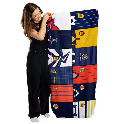 Scotland - Kit Montage - Beach Towel - 150cm x 75cm