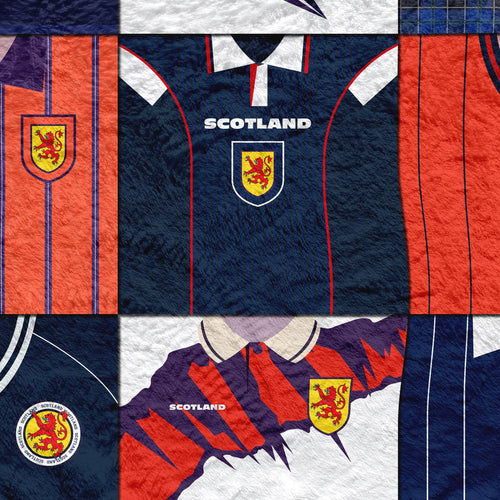 Scotland - Kit Montage - Luxury Fleece Blanket 150cm X 150cm