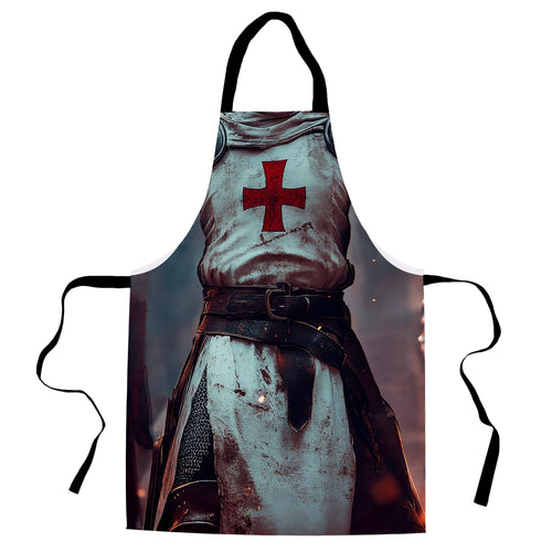 Knights Templar - Novelty - Water-Resistant Adults Apron