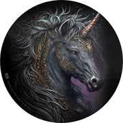 CELTIC UNICORN - Glass Chopping Board (Circular)