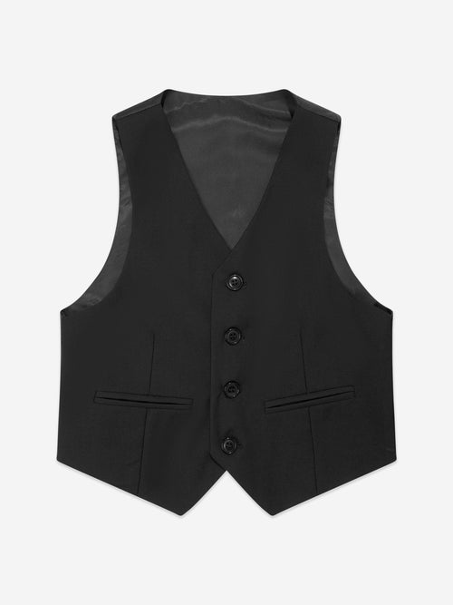 SUITLAB London Boys Tuxedo 3 Piece Suit Set in White