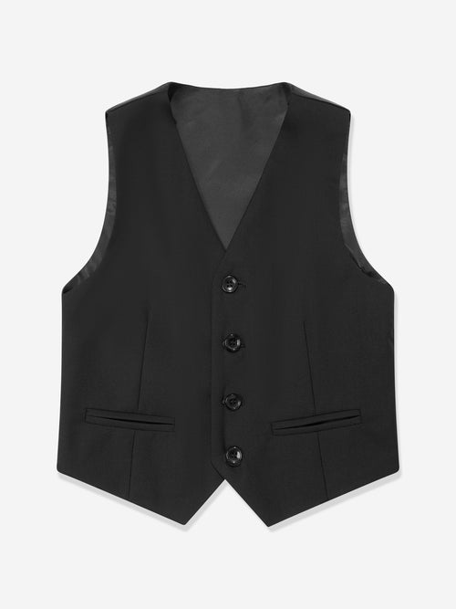 SUITLAB London Boys 7 Piece Suit Set in Black
