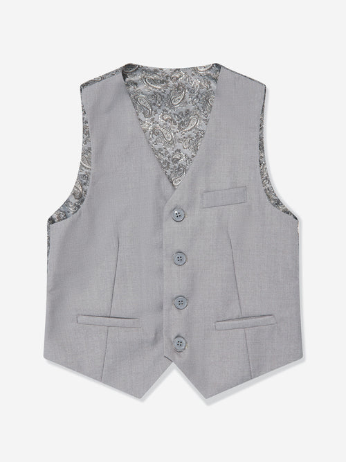 SUITLAB London Boys 7 Piece Suit Set in Grey