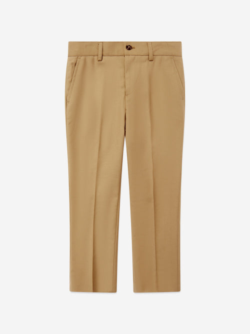 SUITLAB London Boys 7 Piece Suit Set in Beige