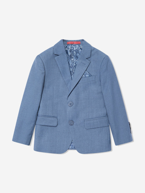 SUITLAB London Boys 7 Piece Suit Set in Blue