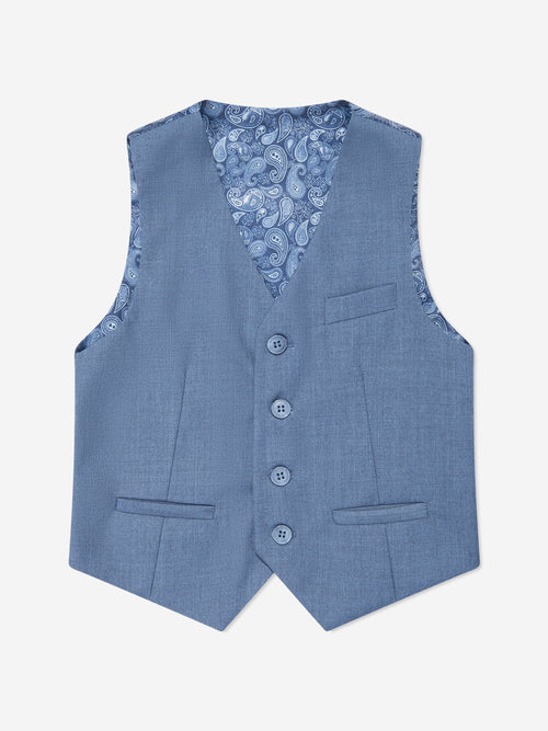 SUITLAB London Boys 7 Piece Suit Set in Blue