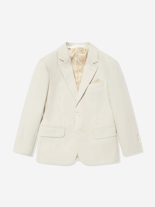 SUITLAB London Boys 7 Piece Suit Set in Beige