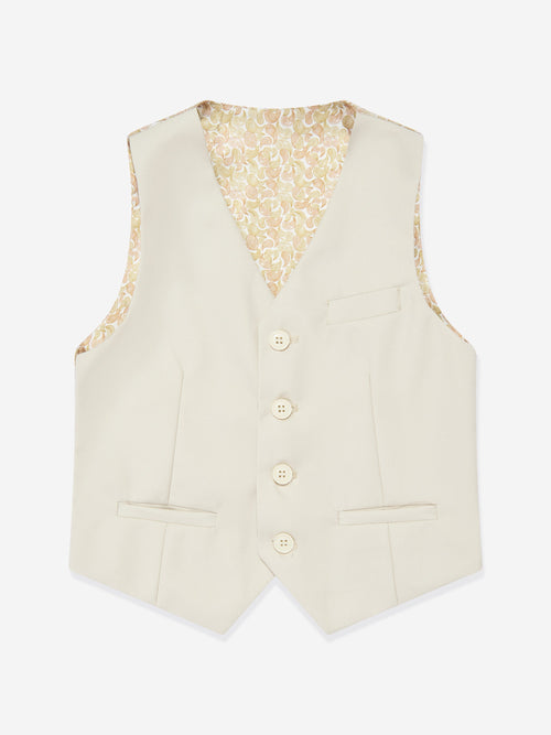 SUITLAB London Boys 7 Piece Suit Set in Beige
