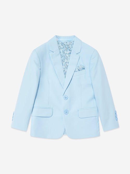 SUITLAB London Boys 7 Piece Suit Set in Blue