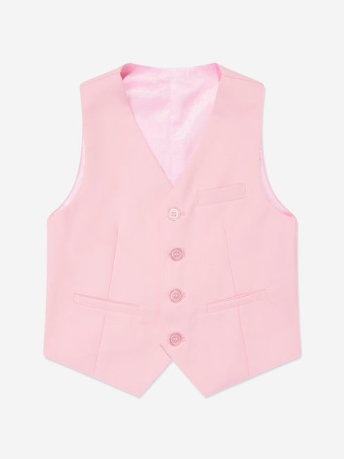 SUITLAB London Boys 7 Piece Suit Set in Pink