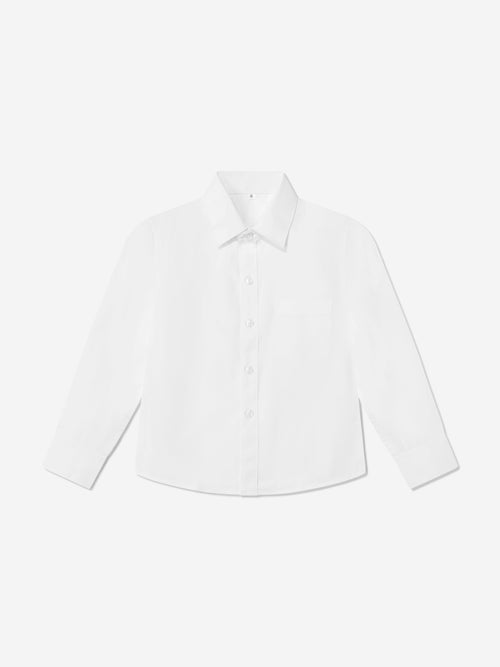 SUITLAB London Boys Cotton Shirt in White