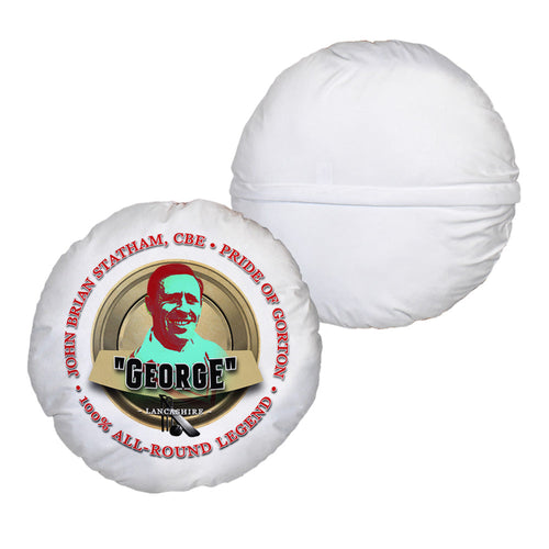 Lancashire Cricket George  - Legend Collection - Circle Cushion 14"