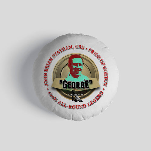 Lancashire Cricket George  - Legend Collection - Circle Cushion 14"