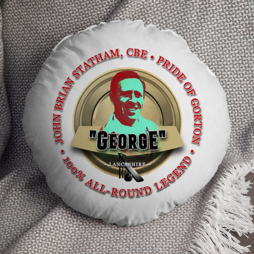 Lancashire Cricket George  - Legend Collection - Circle Cushion 14"