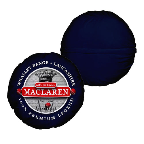Lancashire Cricket Maclaren  - Legend Collection - Circle Cushion 14"