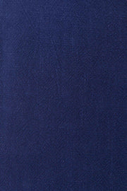 Reese Linen Mix Button Through Midi Shirt Dress - Navy