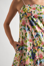 Linsey Summer Dream Print Strappy Mini Sundress