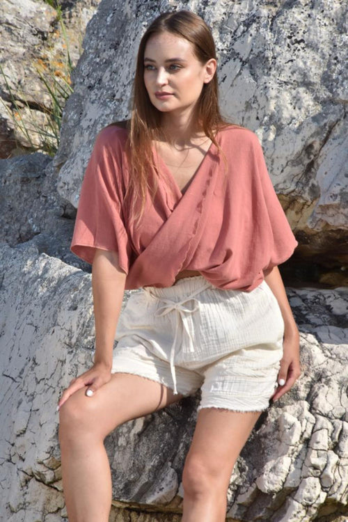 LOTUS Organic Cotton Top in Blush