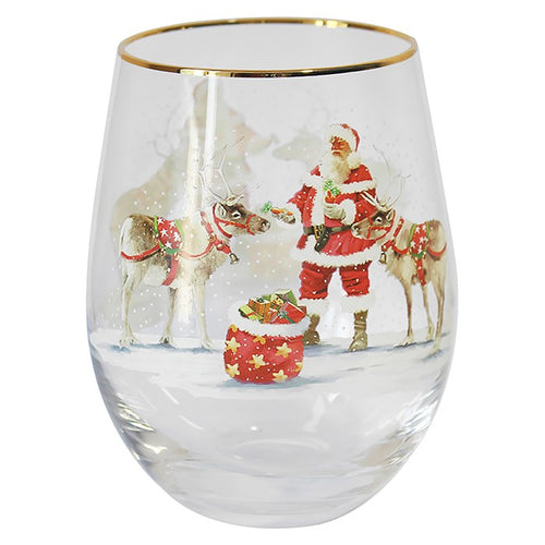 Macneil Santa Stemless Glass