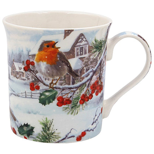 Macneil Xmas Robins Can Mug