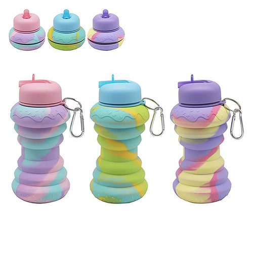 Collapsible Water Bottle Donut     one